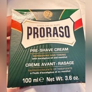 PRORASO Green After Shave Lotion With Eucalyptus & Menthol For Men, 3.4fl.oz.